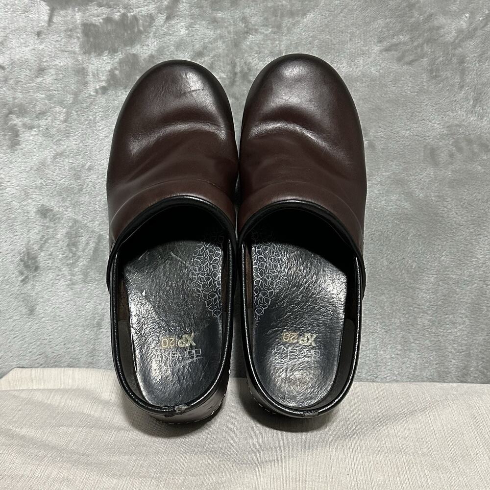 Dansko XP 2.0 Womens Waterproof Pull Up Clogs Size 40 Brown Leather Slip Resist - Picture 8 of 10